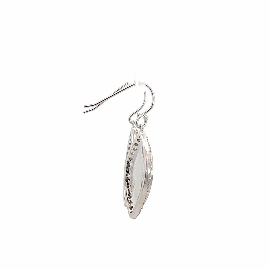 Baikalla Jewelry Gold Gemstone Earrings Baikalla™ Sterling Silver Natural Lab-Made Opal Dangle Earrings