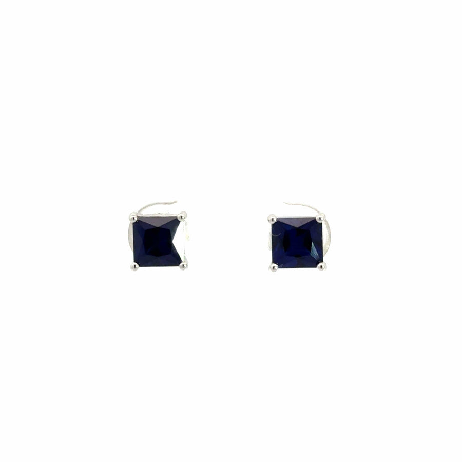 Baikalla Jewelry Gold Gemstone Earrings Sapphire Baikalla™ Sterling Silver Lab Created Sapphire Earrings