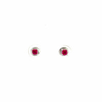 Baikalla Jewelry Gold Gemstone Earrings Ruby Baikalla™ Sterling Silver Lab Created Sapphire Earrings