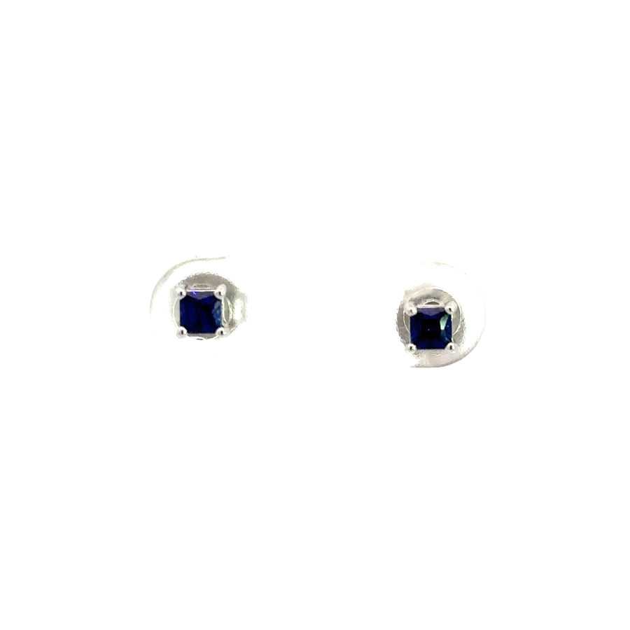 Baikalla Jewelry Gold Gemstone Earrings Sapphire Copy of Baikalla™ Sterling Silver Lab Created Sapphire Earrings