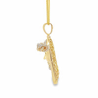 Baikalla Jewelry Sterling Silver Moissanite Pendant Baikalla 14k Gold Jesus With Diamonds Charm Necklace