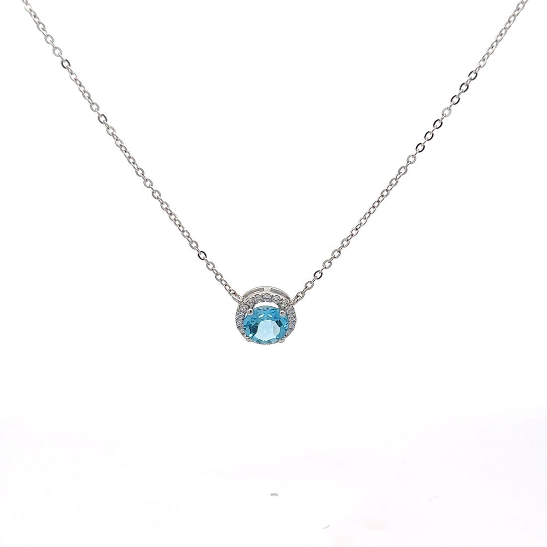 Baikalla Jewelry Silver Amethyst Necklace Topaz Baikalla™ Classic Sterling Silver Natural Amethyst Garnet Topaz Necklace With CZ