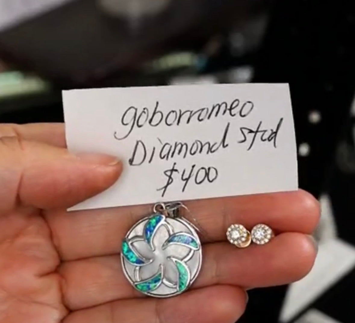 "Live" Natural Diamond Stud Earrings (10/03/26)