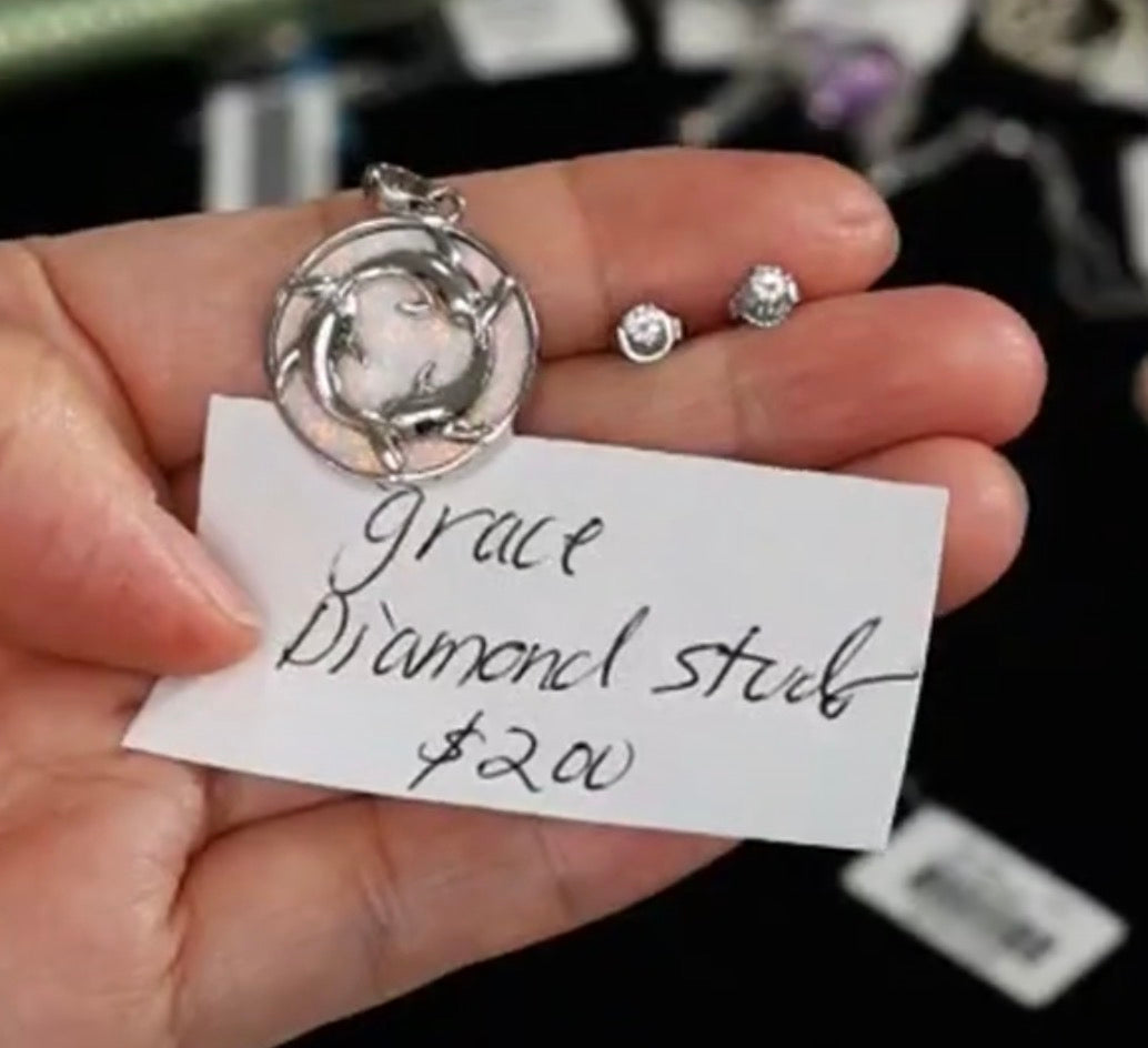 "Live" Natural Diamond Stud Earrings (10/03/26)