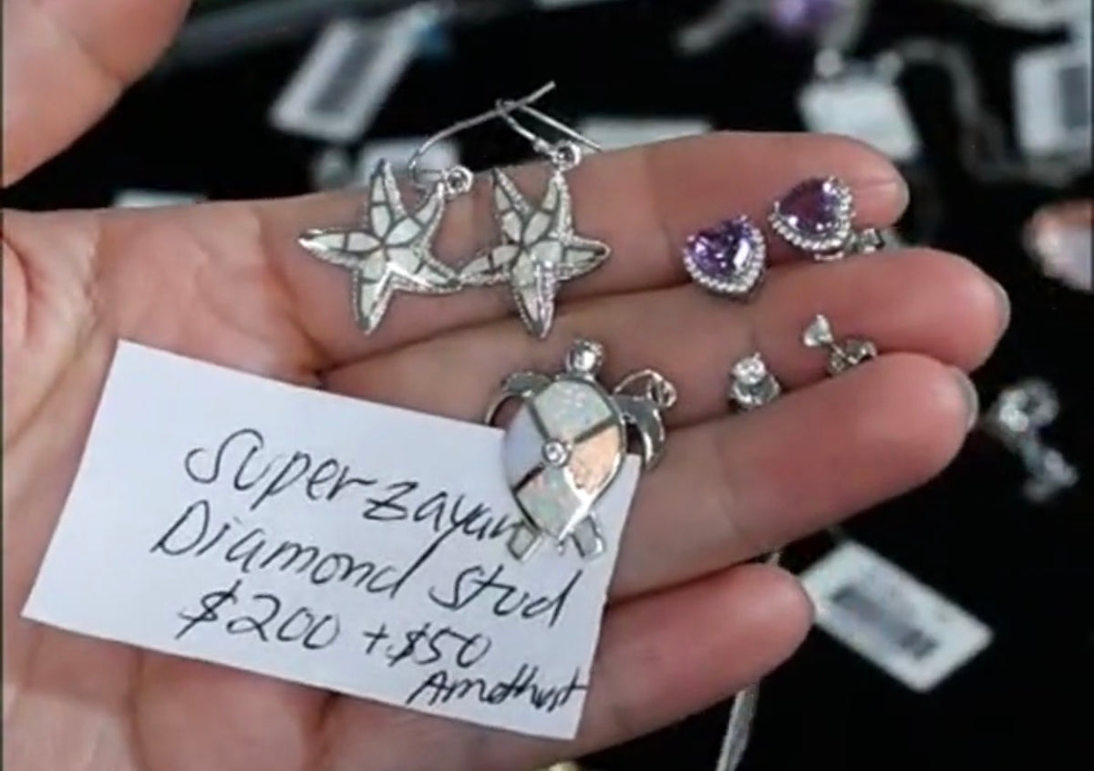 "Live" Natural Diamond Stud Earrings (10/03/26)