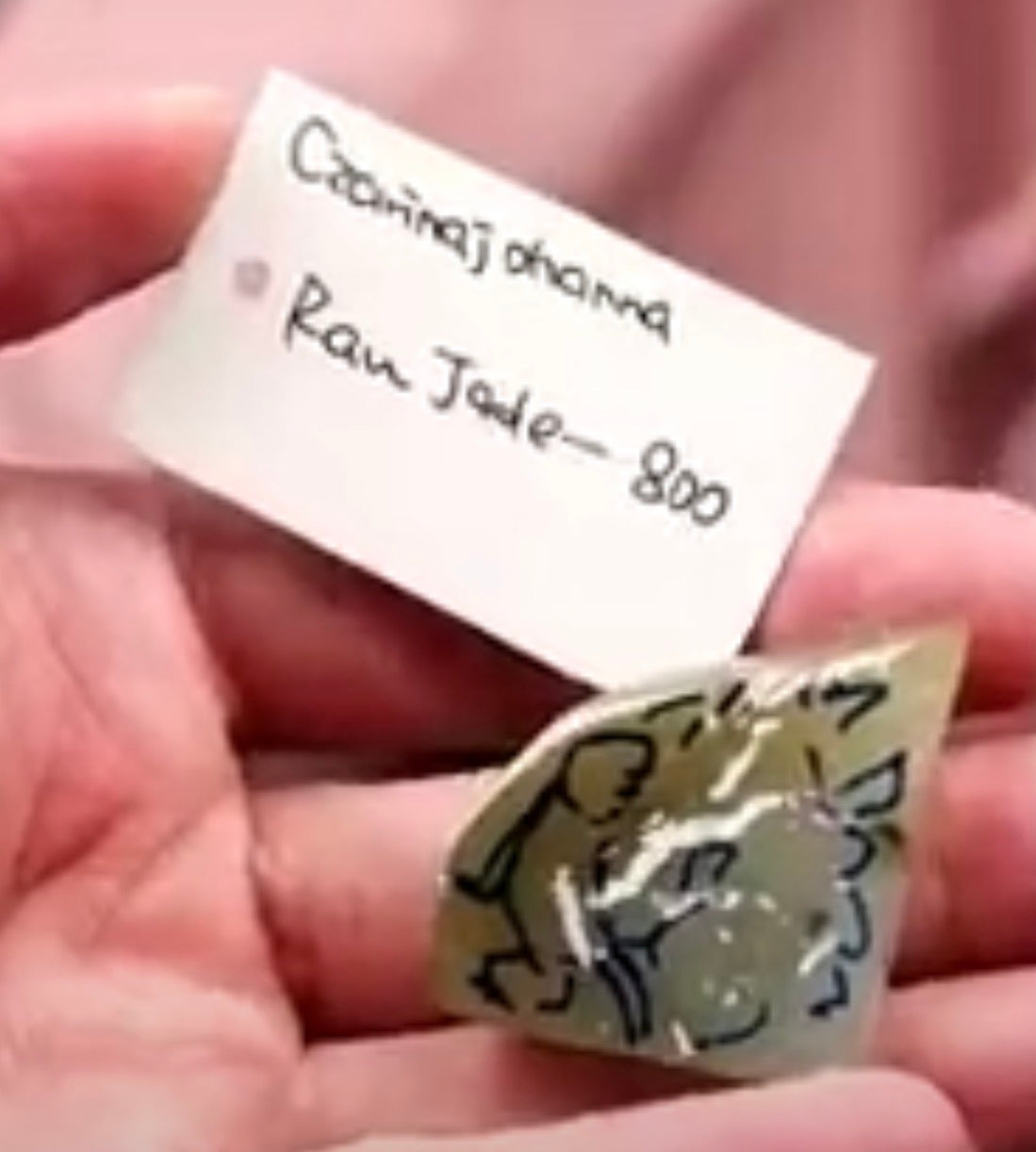 "Live" Icy Natural Yellow-Green Jadeite Jade Raw (10/07/26)