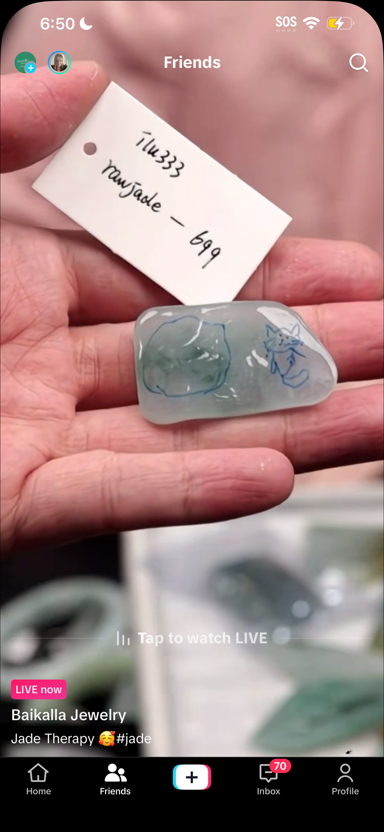 "Live" Natural Icy Green Raw Jadeite Jade (02/05/26)