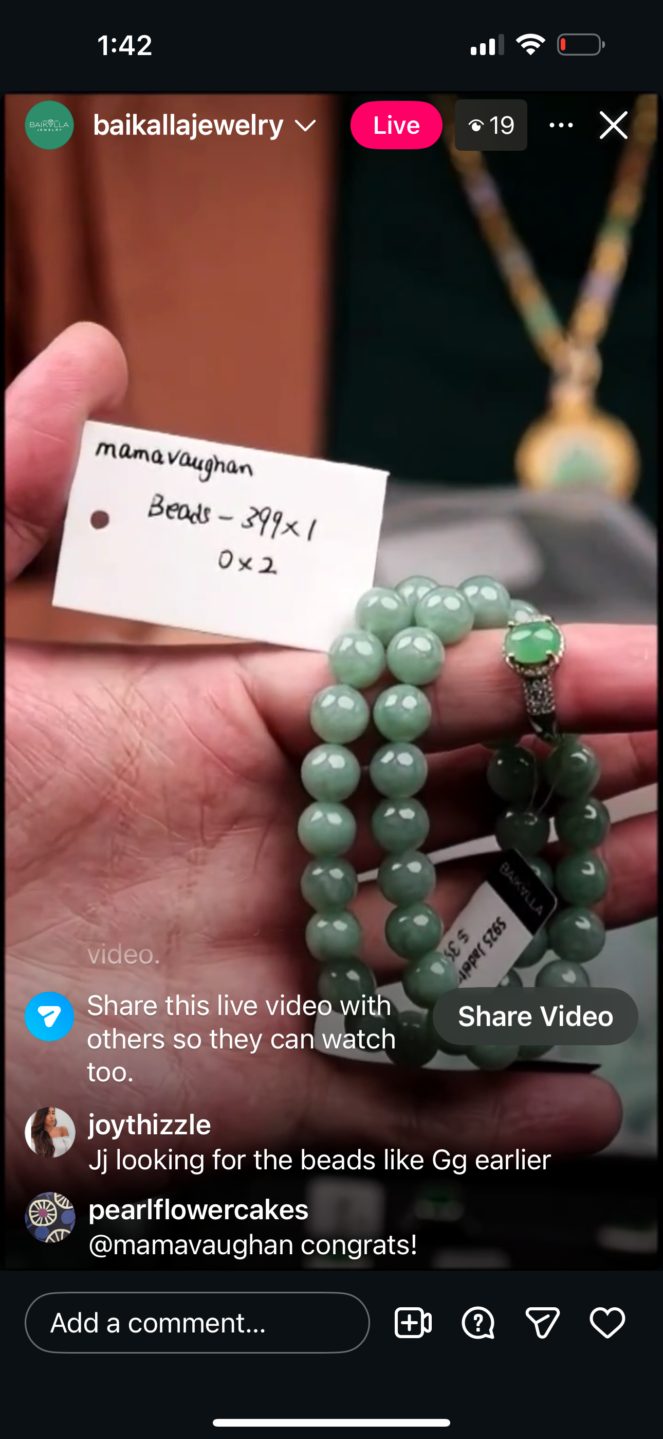 &quot;Live&quot; Sterling Silver Green Natural Jadeite Jade Ring (12/01/2025)