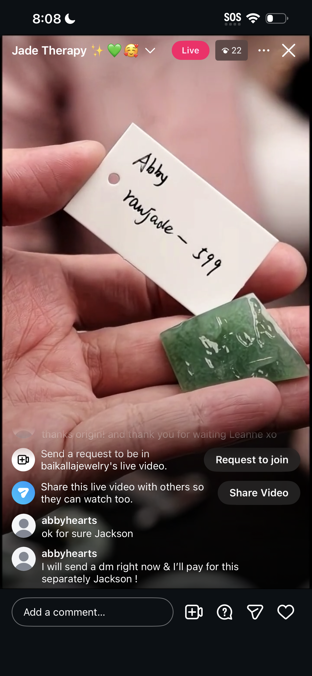 "Live" Natural Green Raw Jadeite Jade  (03/04/26)