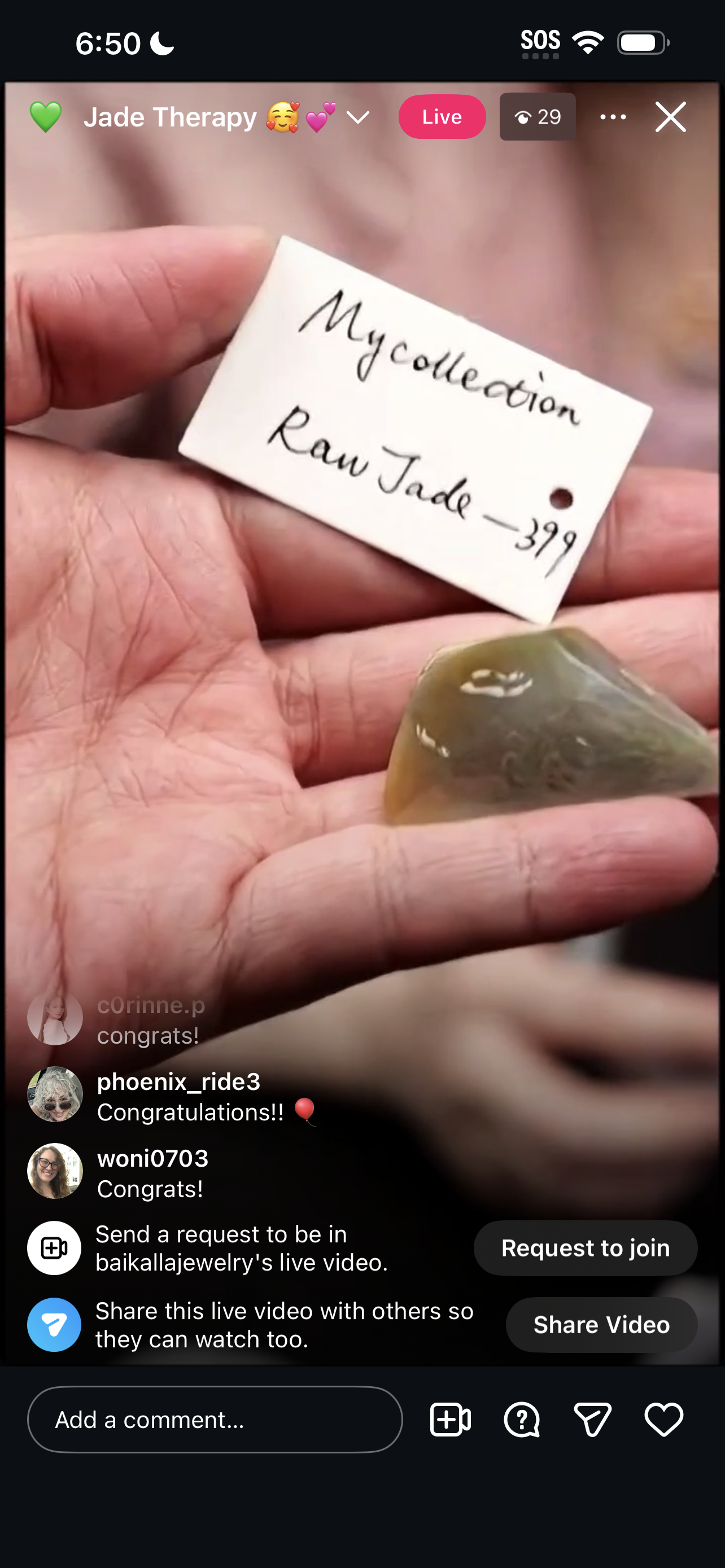 "Live" Natural Honey Green Raw Jadeite Jade (03/07/26)