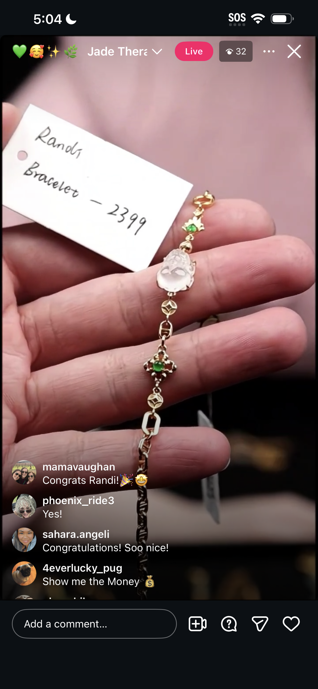 "Live" Natural 18k Y Gold Icy Moonlight &amp; Imperial Green Jadeite Jade Pixiu Bracelet (03/11/26)