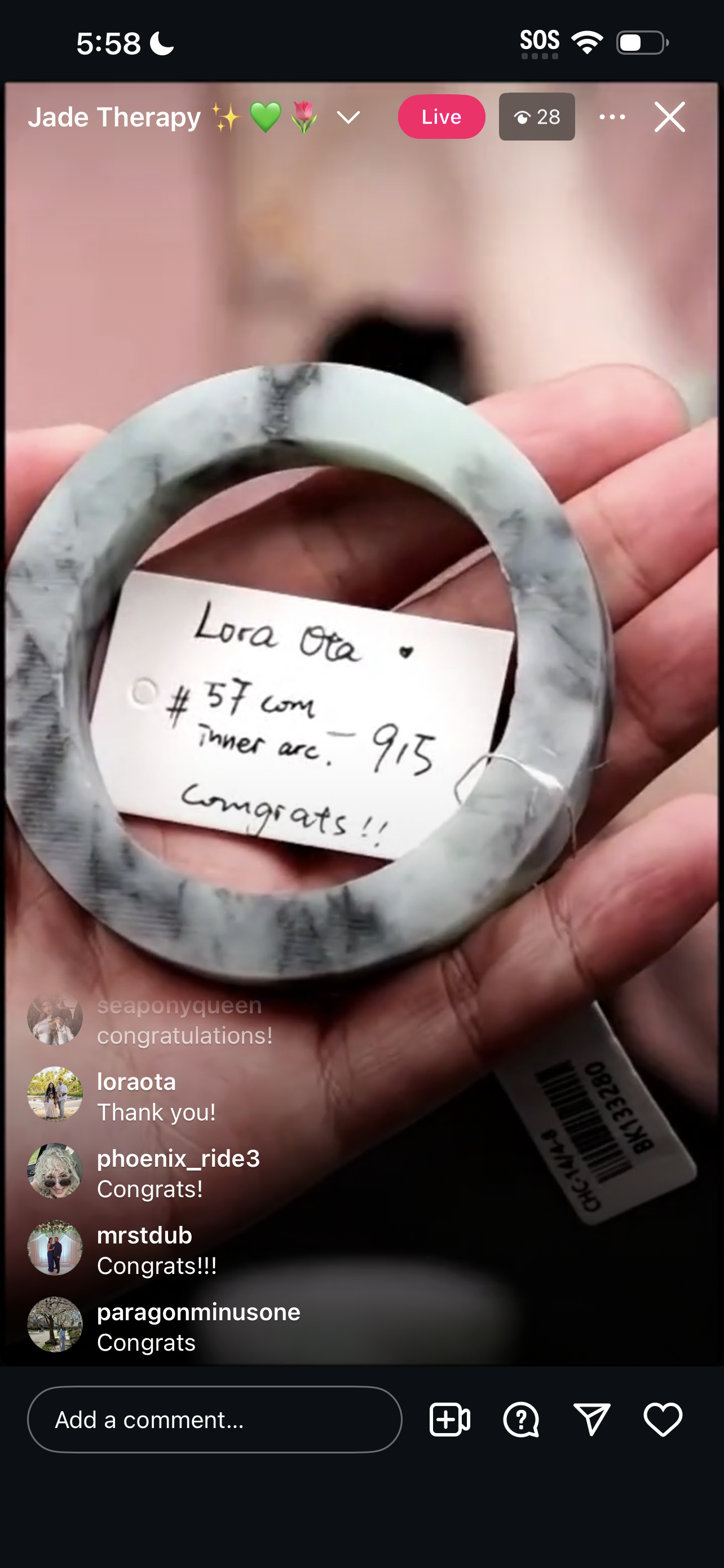 "Live" Natural Green Wuji Raw Jadeite Jade Bangle (05/06/26)