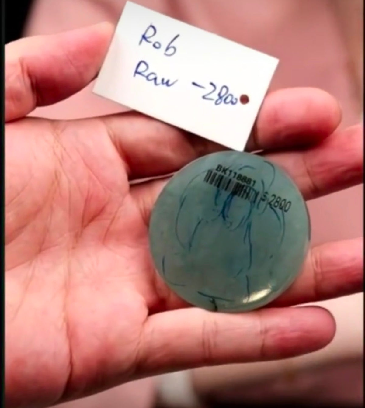 "Live" Natural Icy Blue-Green Raw Jadeite Jade (07/29/26)