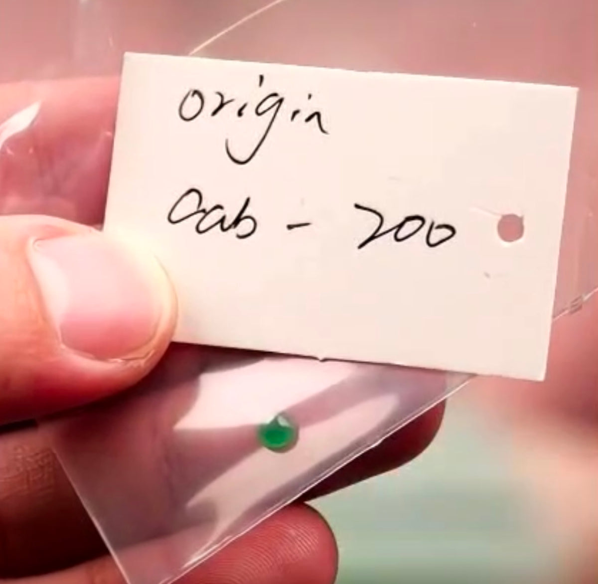"Live" Natural Imperial Green Jadeite Jade Cabochon Dot (09/05/26)