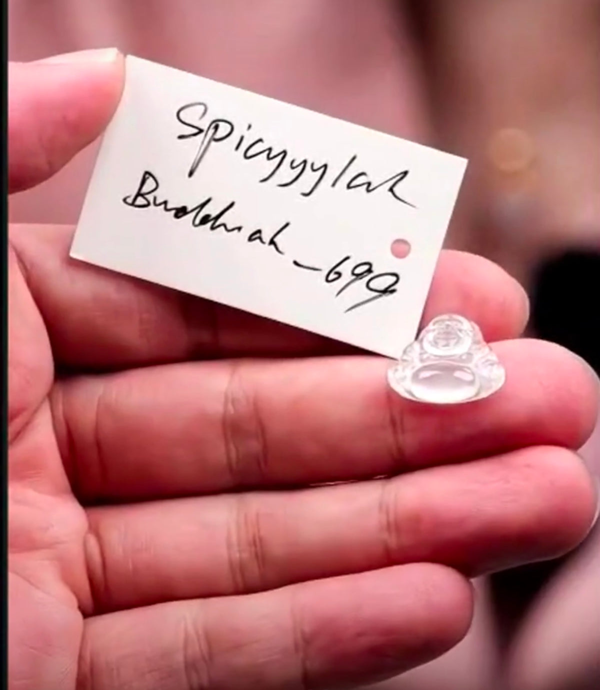 "Live" Natural Icy Moonlight Jadeite Jade Buddha Pendant  (09/14/26)