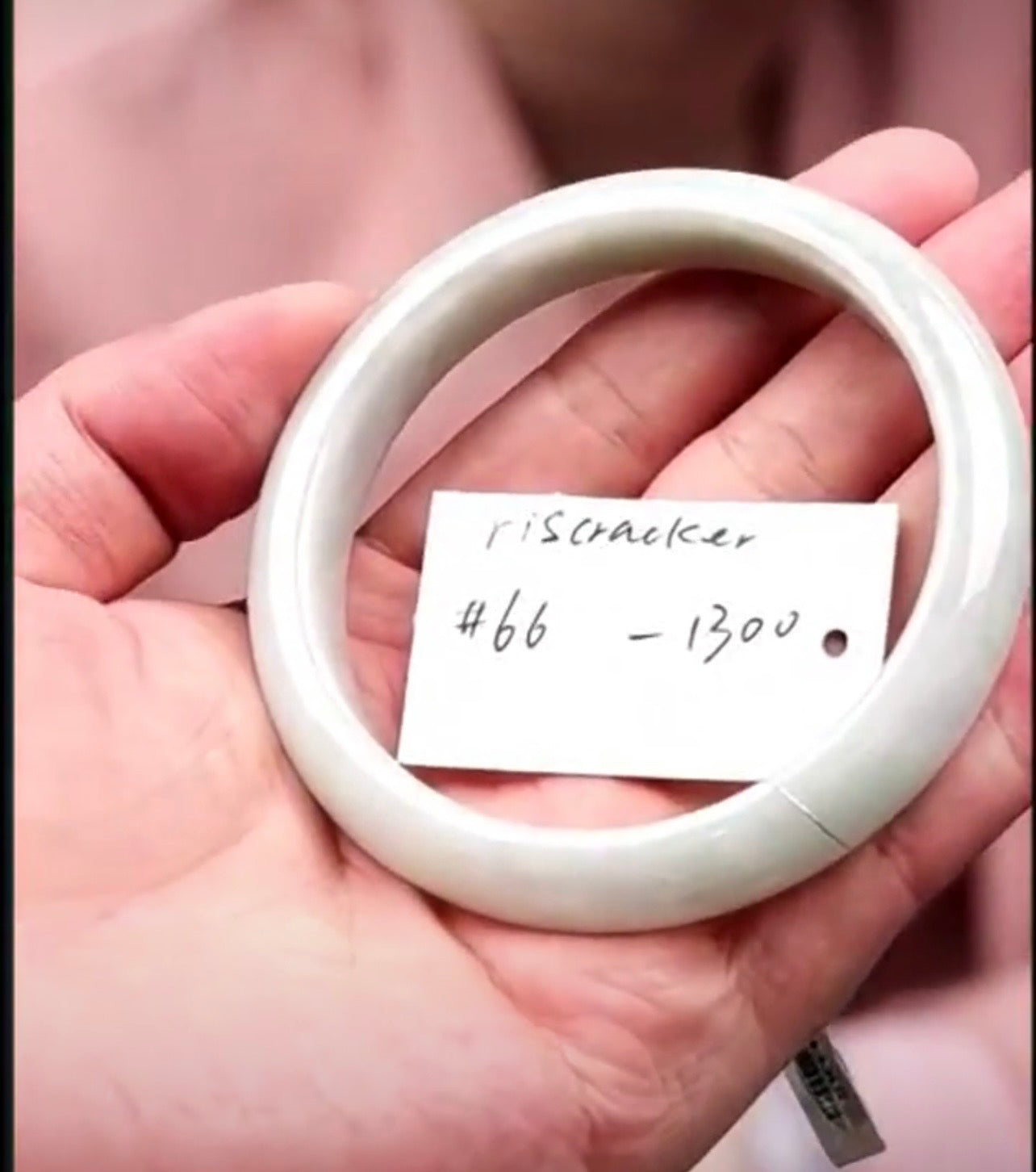 "Live" Natural Light Green Jadeite Jade Bangle Bracelet (07/23/26)