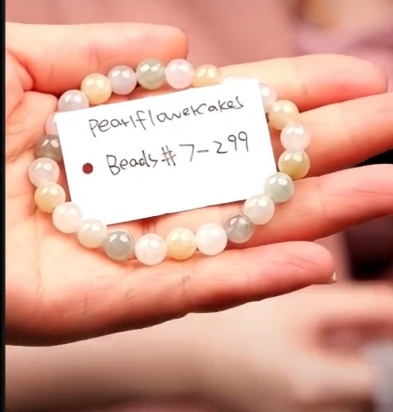 "Live" Natural 1Multi-Color Jadeite Jade Bead Bracelet (08/05/26)