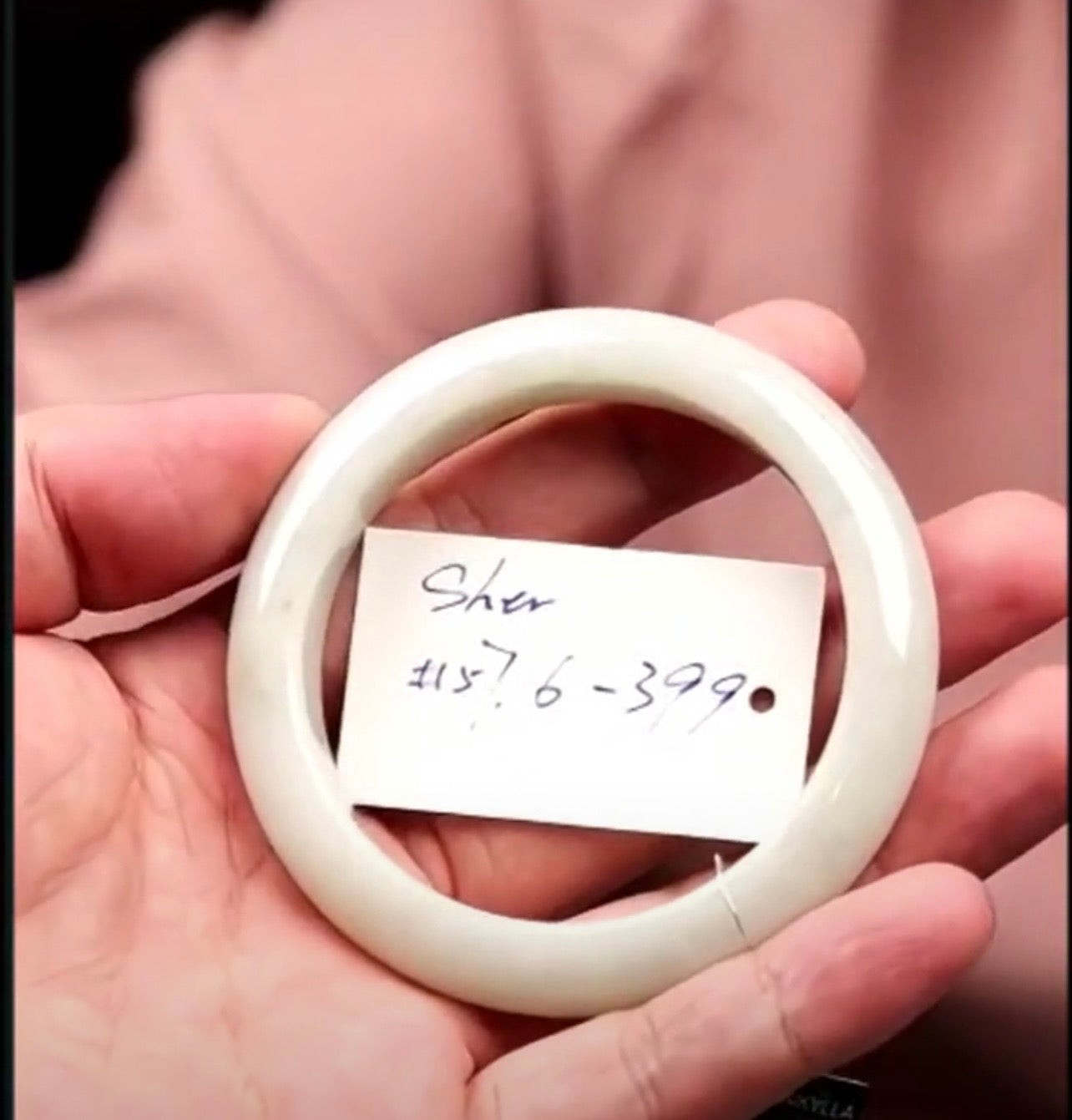 "Live" Natural Yellow-Green Jadeite Jade Comfort-Fit Bangle Bracelet (08/11/26)