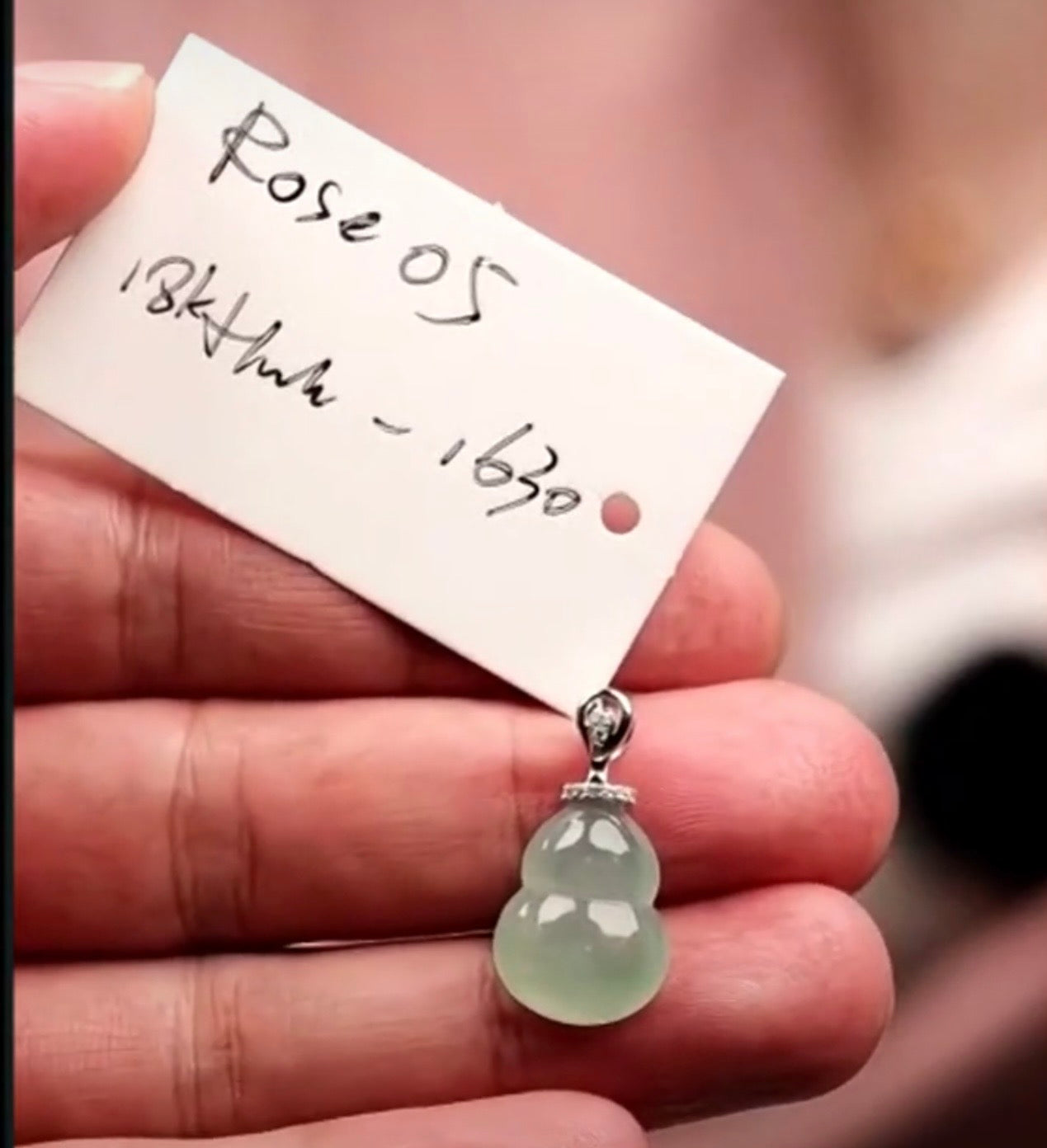 "Live" Natural Icy Light Green Jadeite Jade Pendant (08/22/26)