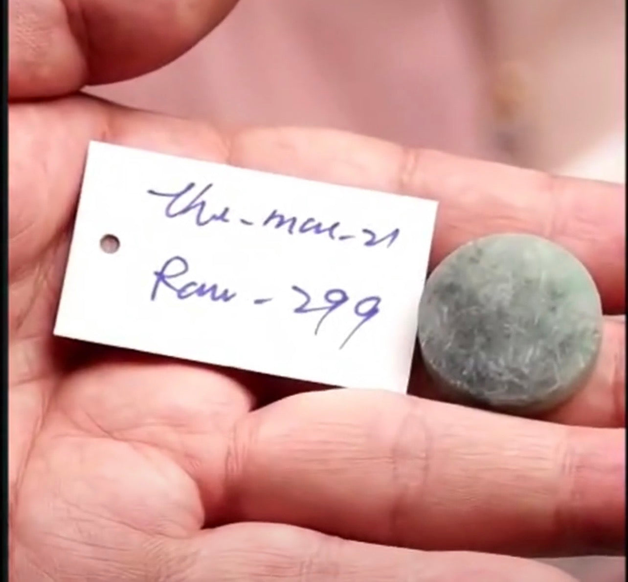 "Live" Natural Wuji Green Raw Jadeite Jade (08/26/26)