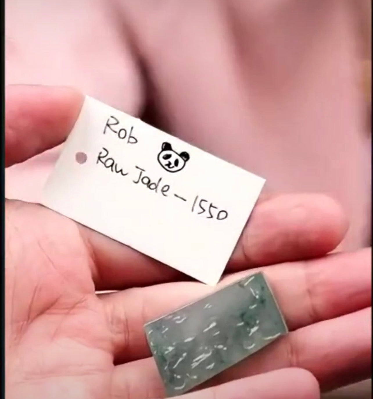 "Live" Icy Blue-Green Raw Jadeite Jade (09/03/26)
