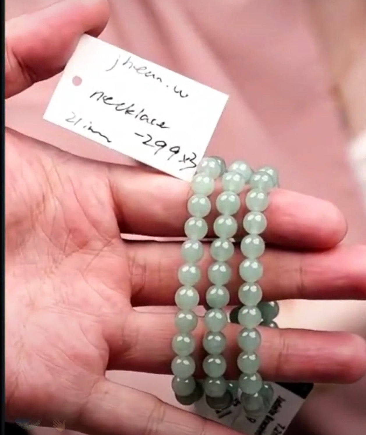 "Live" Natural Oil Green Jadeite Jade Bead Bracelet (09/08/26)