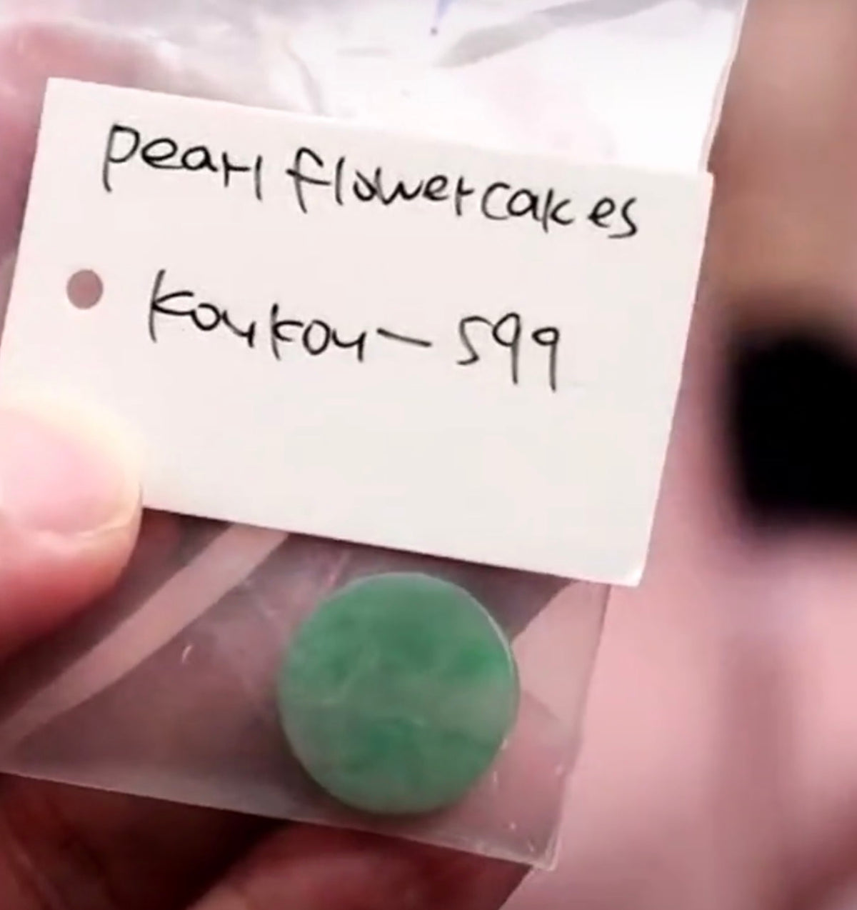 "Live" Natural Spicy Green Jadeite Jade Wushupai Disk (09/16/26)