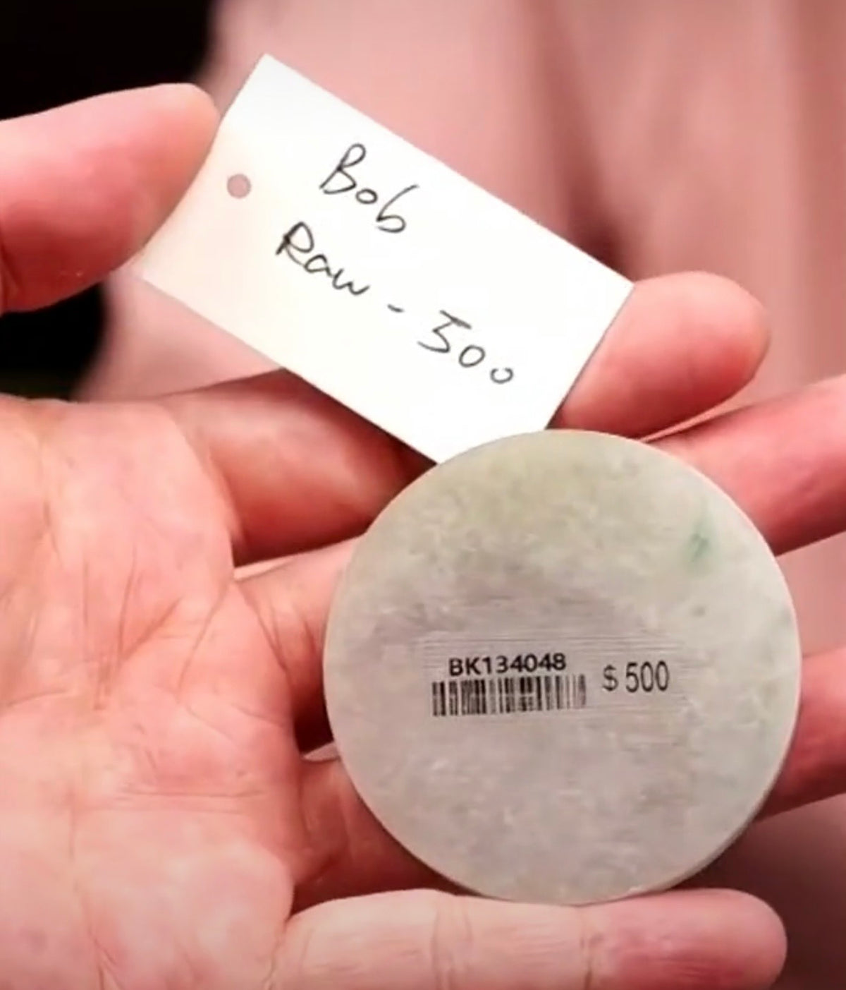 "Live" Natural Light Green Raw Jadeite Jade (09/22/26)