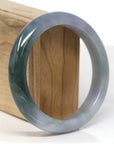 Baikalla Jewelry Jadeite Jade Bangle Bracelet Baikalla "Half Round" Jade Bangle Bracelet (60.53mm) 
