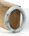 Baikalla Jewelry Jadeite Jade Bangle Bracelet Burmese Blue-Green Jade Jadeite Bangle Bracelet (55.70 mm)