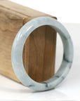 Baikalla Jewelry Jadeite Jade Bangle Bracelet Burmese Blue-Green Jade Jadeite Bangle Bracelet (55.70 mm)
