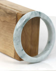 Baikalla Jewelry Jadeite Jade Bangle Bracelet Burmese Blue-Green Jade Jadeite Bangle Bracelet (55.64 mm)