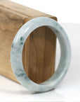 Baikalla Jewelry Jadeite Jade Bangle Bracelet Burmese Blue-Green Jade Jadeite Bangle Bracelet (55.64 mm)