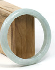 Baikalla Jewelry Jadeite Jade Bangle Bracelet Baikalla™ "Classic" Genuine Jadeite Jade Green Bangle Bracelet (62.47mm) 