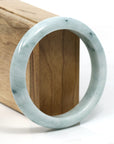 Baikalla Jewelry Jadeite Jade Bangle Bracelet Burmese Blue-Green Jade Jadeite Bangle Bracelet (59.65 mm) T250