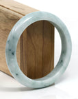 Baikalla Jewelry Jadeite Jade Bangle Bracelet Burmese Blue-Green Jade Jadeite Bangle Bracelet (59.65 mm) T250