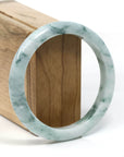 Baikalla Jewelry Jadeite Jade Bangle Bracelet Burmese Blue-Green Jade Jadeite Bangle Bracelet (59.65 mm) T244