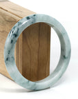 Baikalla Jewelry Jadeite Jade Bangle Bracelet Burmese Blue-Green Jade Jadeite Bangle Bracelet (59.71 mm) T242