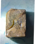 Custom Natural Yellow Jadeite Jade Dragon Carving With 18k Gold Bail (to be added)
