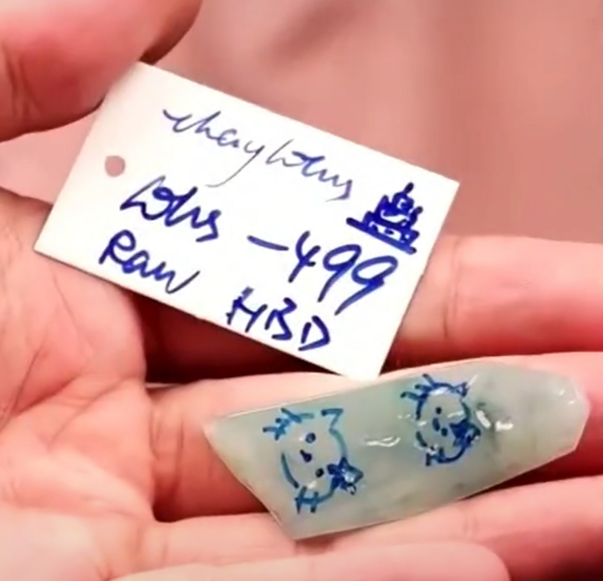 "Live" Icy Natural Light Green Raw Jadeite Jade (09/30/26)