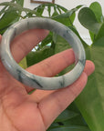 Natural Burmese Blue-green Jadeite Jade Bangle Bracelet (62.13mm)