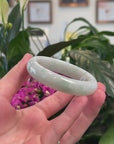 Baikalla Natural Light Green Jade Jadeite Bangle Bracelet (57.52 mm) 