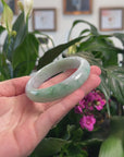 Baikalla Natural Green Jade Jadeite Bangle Bracelet (56.85mm ) 