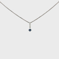 Baikalla™ Classic 14k White Gold Sapphire Pendant Necklace