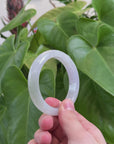 Baikalla Natural Jadeite Jade Bangle Bracelet (53.7 mm) 