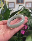 Genuine Burmese Green Jadeite Jade Bangle Bracelet (54.57 mm) 
