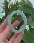 Baikalla Natural Burmese Apple Green Jadeite Jade Bangle Bracelet (55.69mm) 
