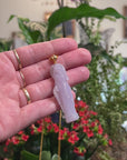 Baikalla "Saint Mary" 18K Yellow Gold Natural Lavender Jadeite Jade Pendant