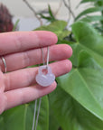 Baikalla Lavender Jadeite Jade Lock Necklace Pendant