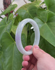 Baikalla Natural Green Jadeite Jade Bangle Bracelet (66.9 mm) 